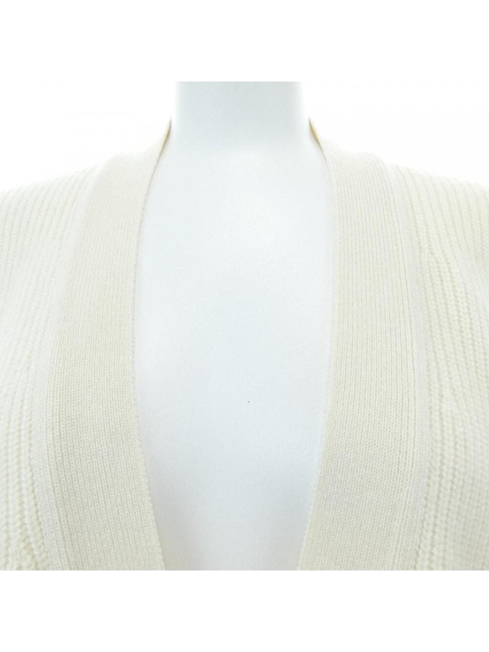 Hermes Long Cardigan Cashmere White - Picture 5 of 6